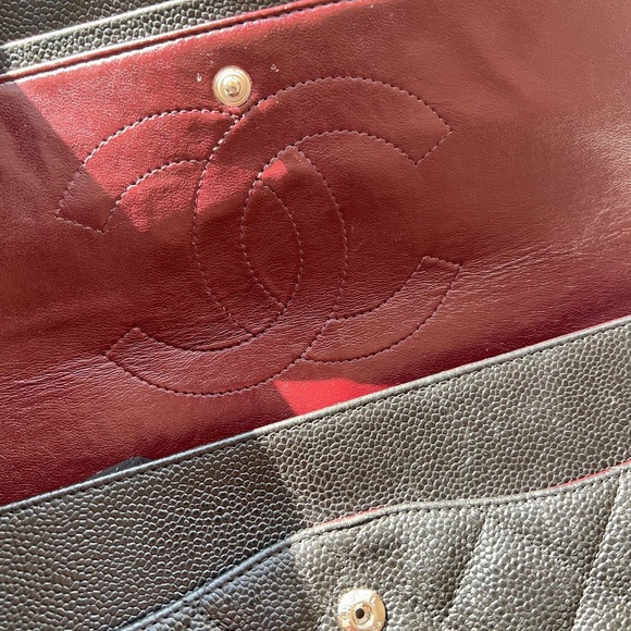 Chanel Caviar Classic Jumbo Double Flap Bag - Picture 8 of 10